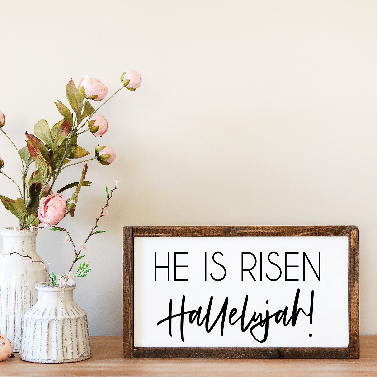 He is Risen Hallelujah SVG - Etsy