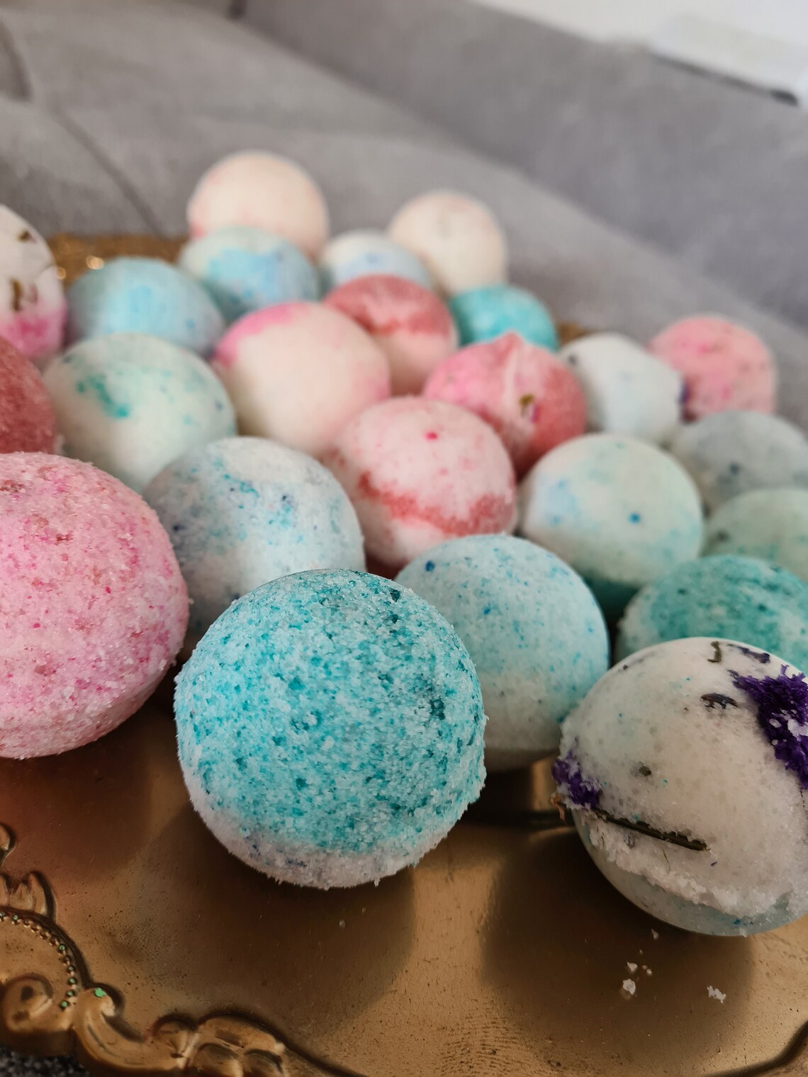 Handmade Bath Bombs with Coconut Oil Gift Idea Bath Balls Etsy
