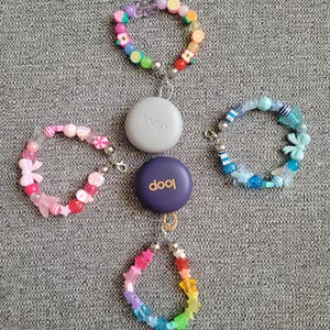 Loop Earplugs Beaded Keychain