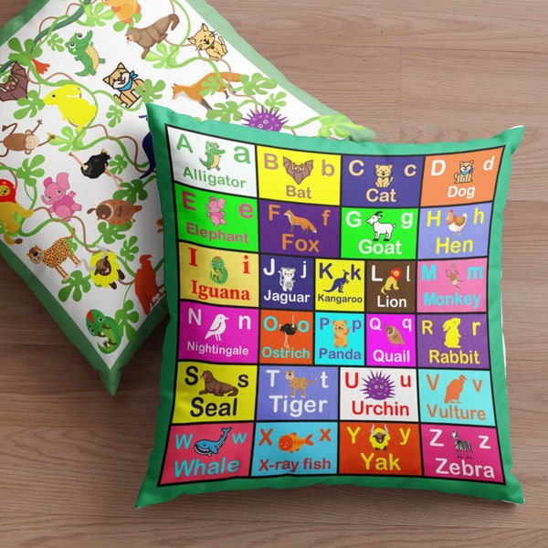 Alphabet Cushion Etsy