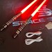 Set of 2 The Forsaken Lightsaber Heavy Duelling Lightsaber Metal Hilt RGB Lightsaber 