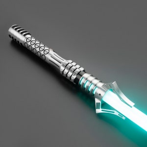 Silver Crusher Lightsaber Force FX Heavy Dueling Lightsaber