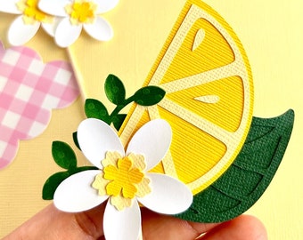 Lemon cupcake topper, Mini cupcake toppers lemon, Pink lemonade party decor, First birthday lemon, Lemon 1st birthday, Lemonade cake smash