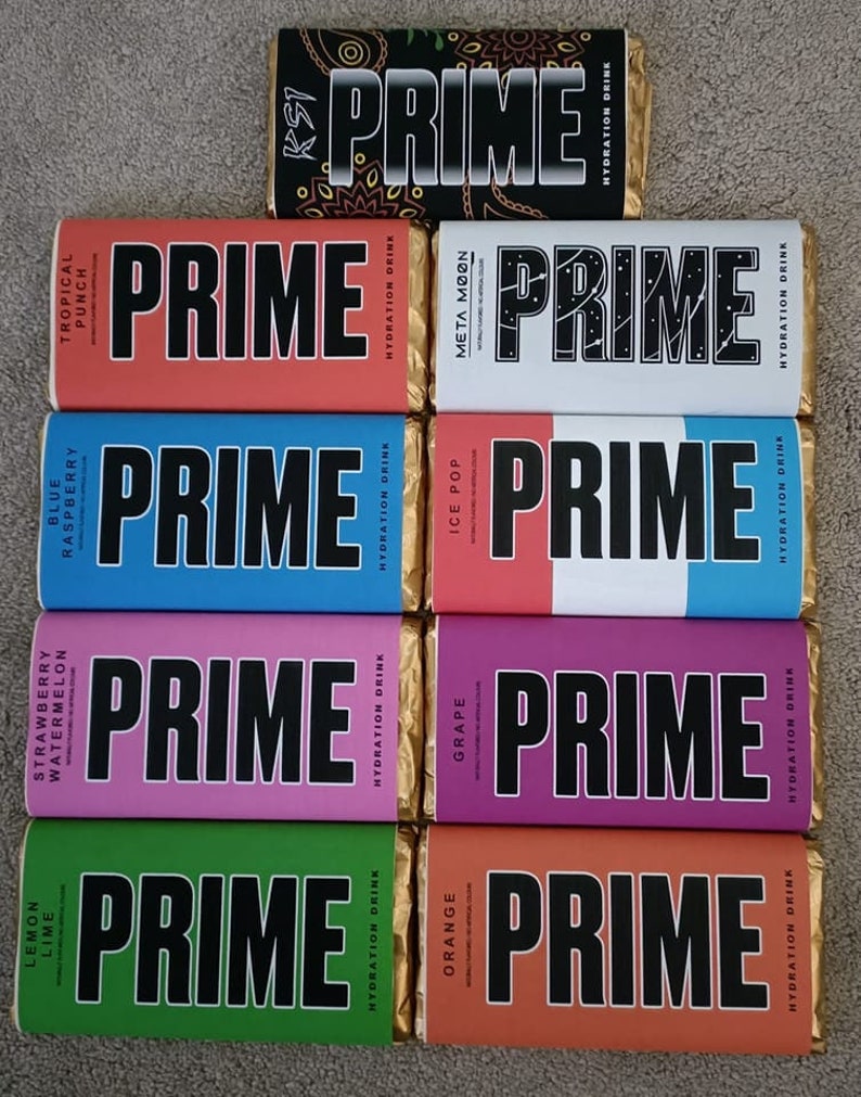 X9 Prime Chocolate Sleeves Novelty Wrapper Download Etsy UK