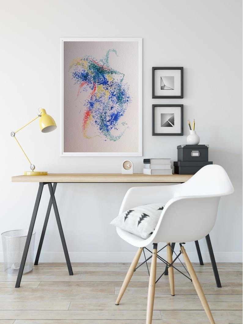 Abstrakte Kunst abstrakte Malerei abstrakte Kunstwerk | Etsy