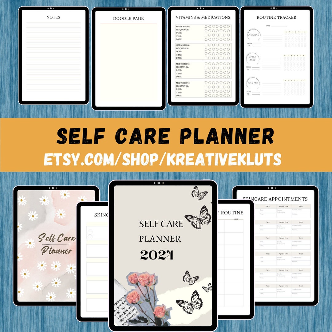 Self Care Planner || Self Love Journal | Self Care Planner | Self Care ...