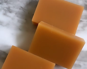 Barre de savon orange, acide kojique, vitamine C, aloe vera, barre de 4 oz