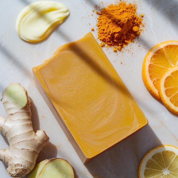 Turmeric Ginger Skin Soap, Kojic Soap