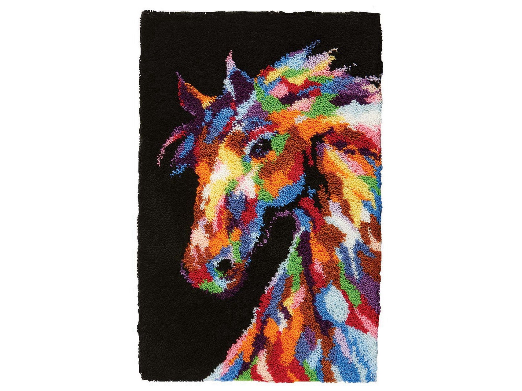 cRAFTILOO DIY Rug 3D Unicorn Pouch Latch Hook Kits for Kids Sewing