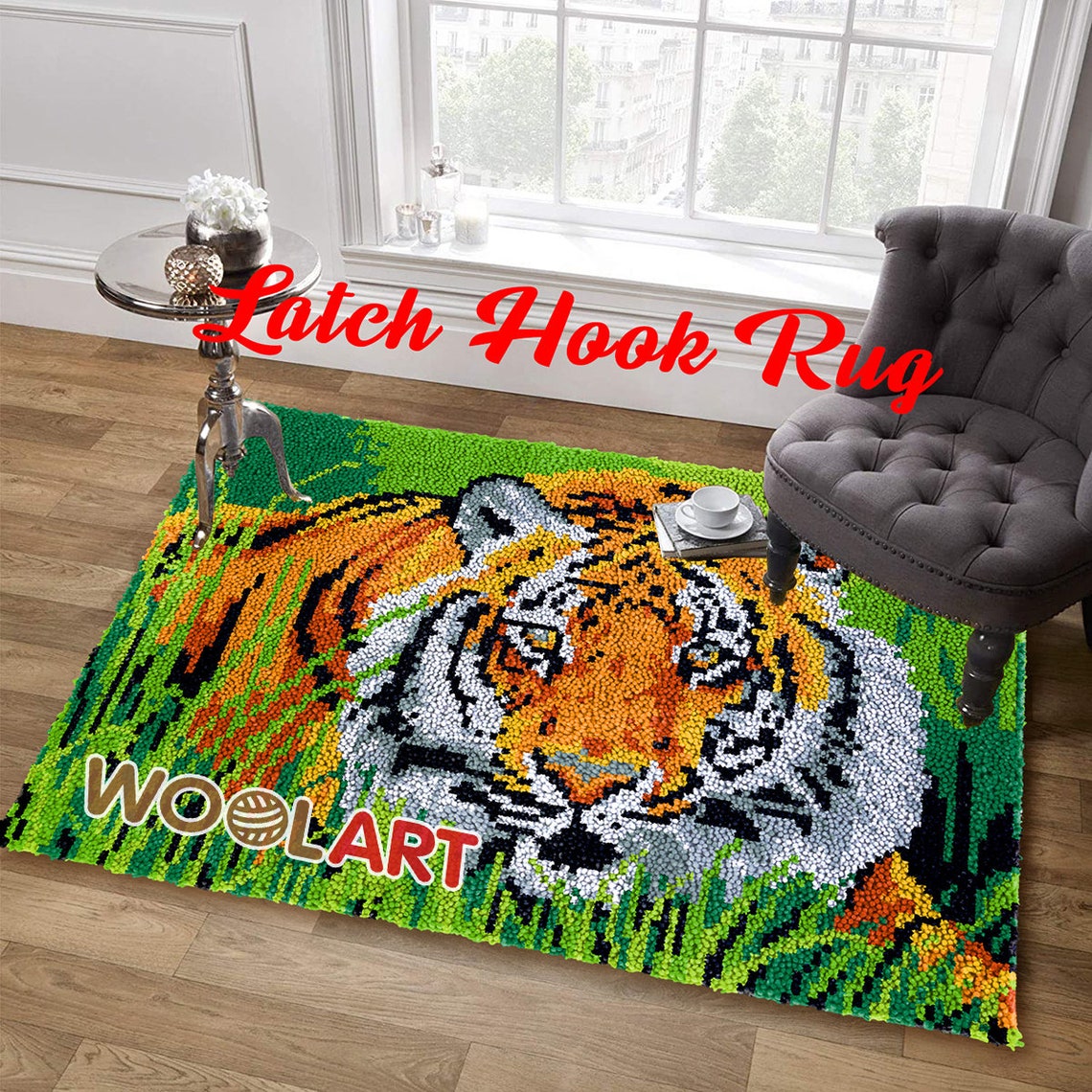 Forest Bears Latch Hook Rug Kits for Adults Blank Canvas Etsy