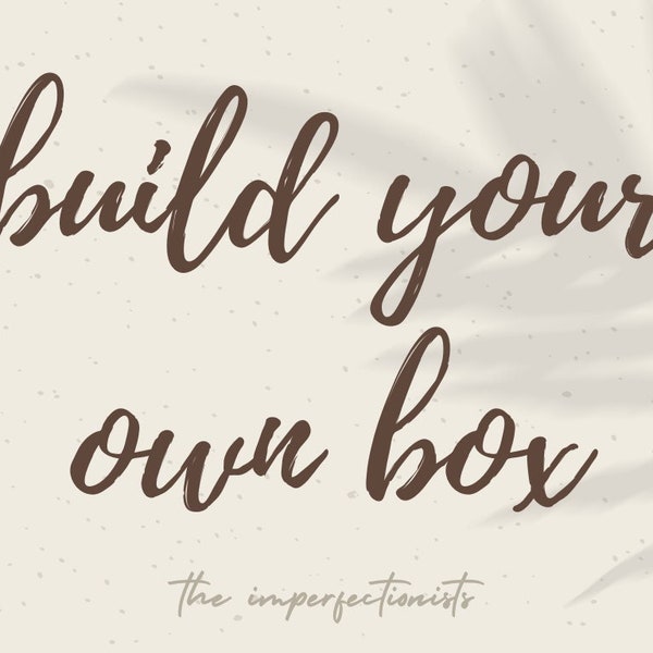 build your own box, 100% personalized gift box, spa self-care box