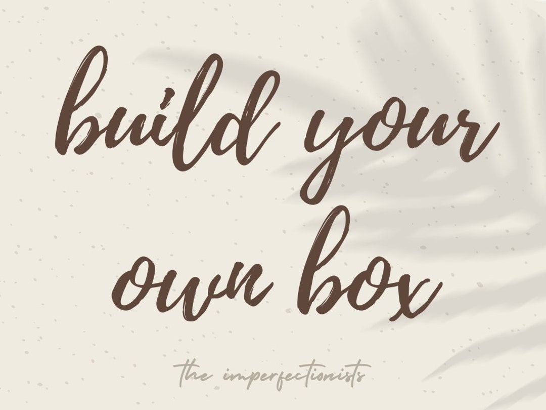 Build Your Own Box, 100 Personalized Gift Box, Spa Selfcare Box Etsy