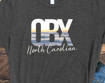 OBX Shirt, Outer Banks Shirt, OBX North Carolina Tee, Outer Banks T Shirt, Outer Banks Vacation Tee