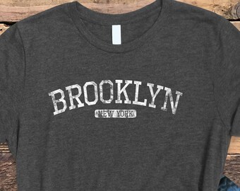 Brooklyn Shirt, NYC Brooklyn Tshirt, Brooklyn Tee, Distressed Brooklyn Tee, Vintage Tee