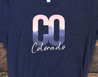 Colorado Shirt, Colorado T Shirt, Hiking Shirt, Hiker Shirt, Camping Shirt, Nature Shirt