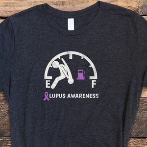 Lupus Shirt, Lupus Gas Gauge Shirt, Distressed Lupus Shirt, Lupus Awareness Shirt