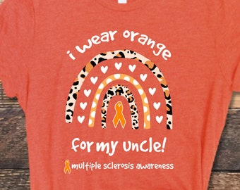MS Shirt, Multiple Sclerosis Tee, Multiple Sclerosis Shirt, MS Gifts, MS Rainbow Shirt, Multiple Sclerosis Awareness Shirt