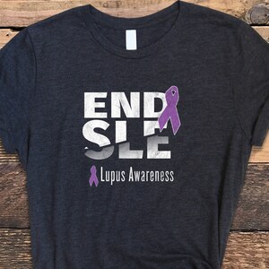 Lupus Shirt, END SLE Shirt, Lupus Awareness Shirt, Lupus Walk Shirt, Lupus Awareness, Distressed Lupus Shirt, Lupus Tee