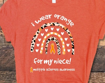 MS Shirt, Multiple Sclerosis Tee, Multiple Sclerosis Shirt, MS Gifts, MS Rainbow Shirt, Multiple Sclerosis Awareness Shirt