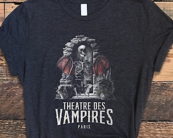Vampire Shirt, Theatre Des Vampires, Retro Vintage Vampire Shirt, Vampire T-Shirt, Halloween Vampire Shirt, Gift For Vampire Fans