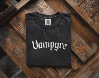 Vampire Shirt, Vintage Vampire Shirt, Comfort Colors T-Shirt, Distressed Vampire Shirt, Halloween Vampire Shirt, Gift for Vampire Fans