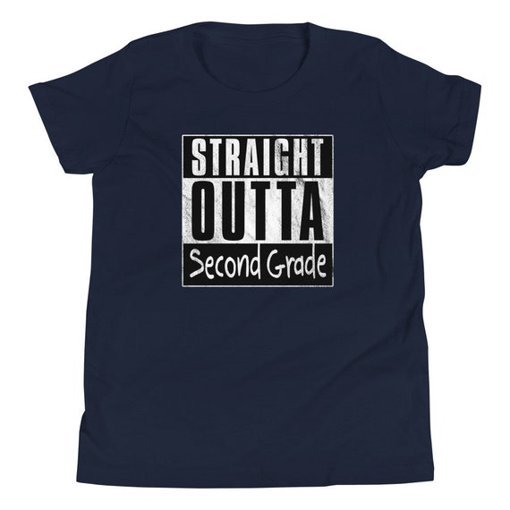 Funny 2nd Grade T-Shirt - Straight Outta 2nd Shirt Funny 2nd Grade T-Shirt - Straight Outta 2nd Shirt
