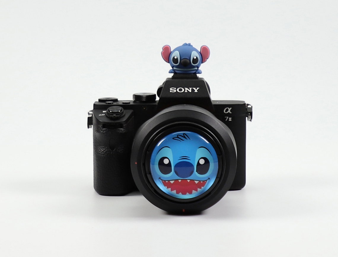 Super Kawaii Stitch Camera Lens Cap Holder & Hot Shoe Cover Etsy