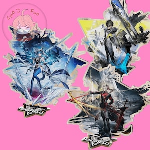 Endfield Acrylic Stand Buy 2 Get 1 Free, Ember, Laevatain, Xaihi