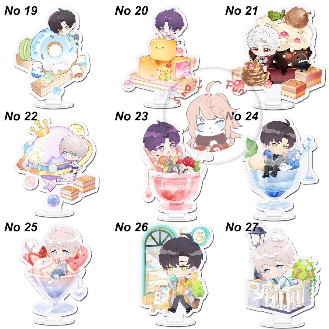chibi（感謝） Love and Deepspace Acrylic Chibi Standee Buy 2 Get 1 Free, Caleb