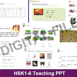 Presentazione didattica digitale HSK 1-6 per insegnanti di cinese, risorsa didattica per corsi standard HSK