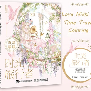 Time Traveler Love Nikki-Dress UP Queen Official Coloring Book A Best Gift For Girls