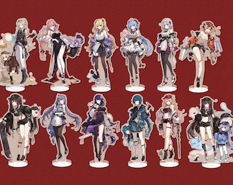 Supporto per figure Genshin Impact, acquista 2 e ricevi 1 gratis, supporto in acrilico Genshin Impact, Wanderer, Albedo, Ganyu, Ayaka, Shenhe, Zhongli, Keqing