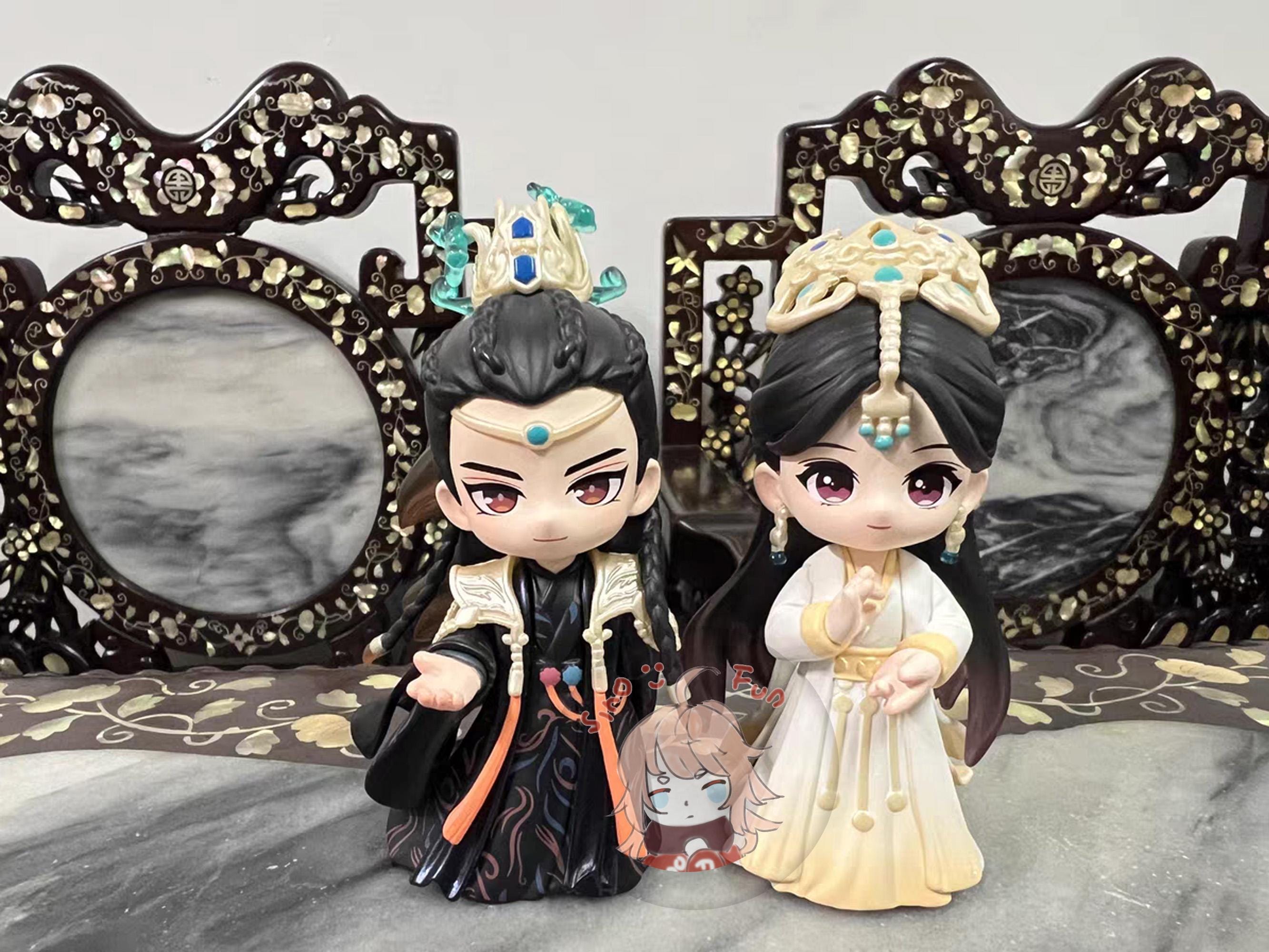 Official Till the End of the Moon Figure, Tantai Jin, Li Susu, Bai