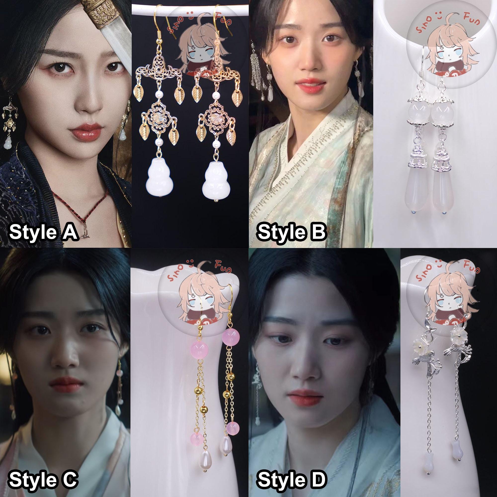 My Journey to You Earrings, Yun Weishan, Esther Yu, Zhang Linghe