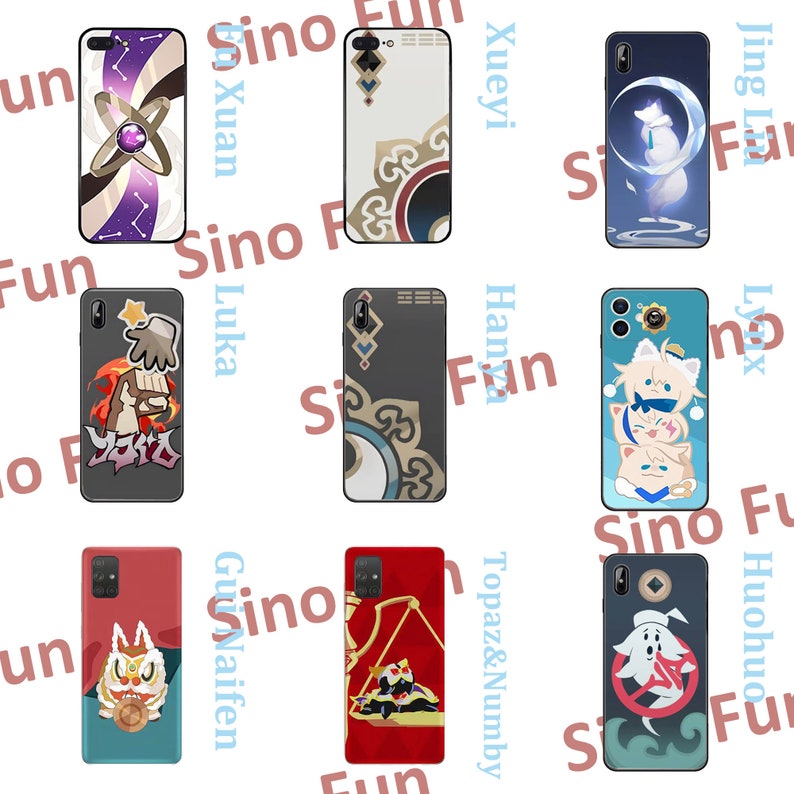 Honkai Star Rail Personalized Cell Phone Case Silicone/Matte/Glossy iPhone, Samsung, Xiaomi, Oneplus, Boothill, Ruan Mei, Argenti, Sparkle zdjęcie 8