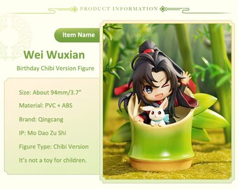 wei wuxian, anime, chibi y mo dao zu shi