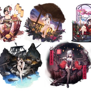 Azur Lane Acrylic Standees Buy 2 Get 1 Free, Azur Lane Figure Standee, Azur Lane Acrylic Stand
