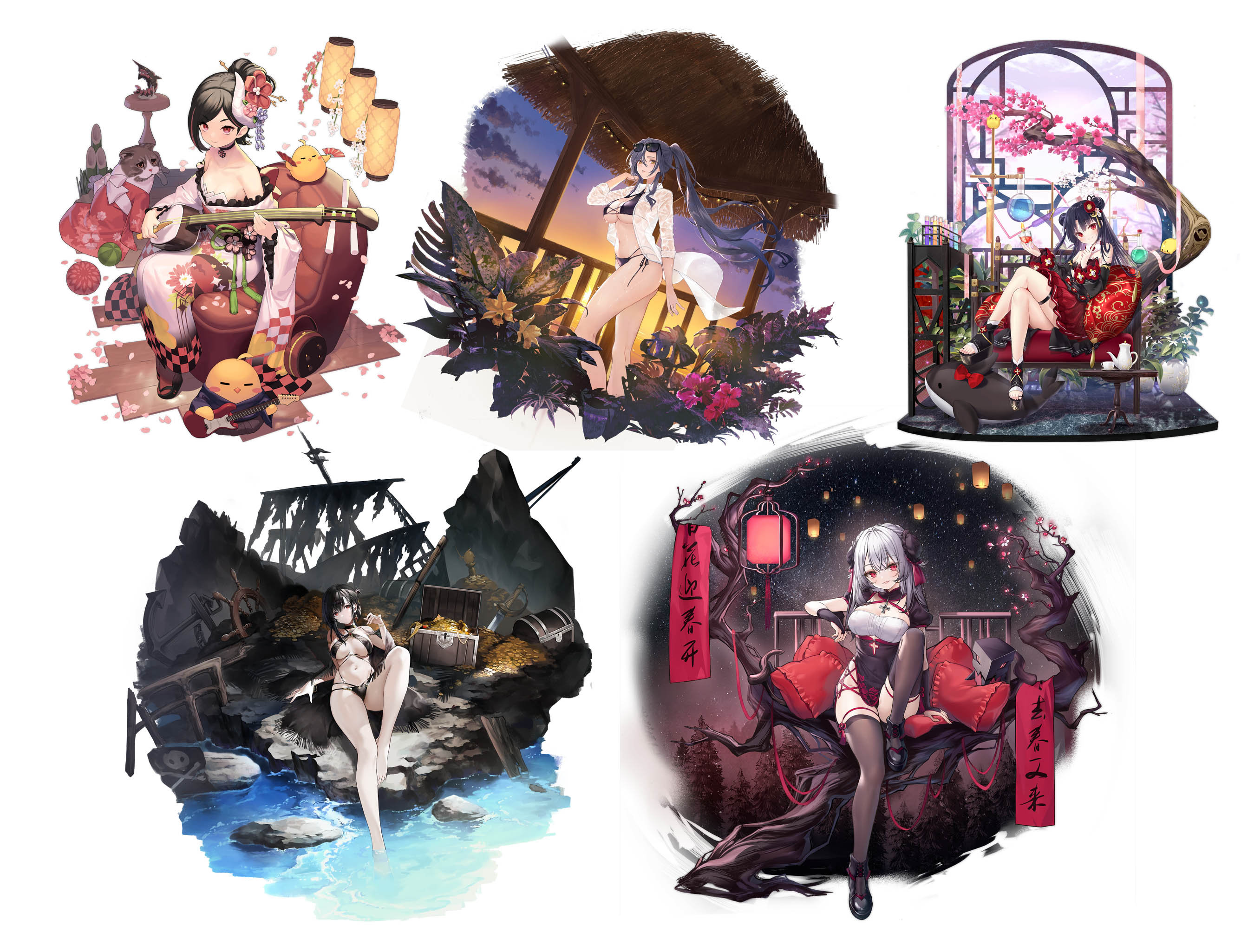 Azur Lane Acrylic Standees Buy 2 Get 1 Free, Azur Lane Figure Standee, Azur Lane Acrylic Stand