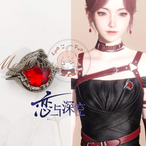 恋と深空　アニメエキスポ　Anime Expo ノベルティ　sylus セット Love and Deepspace Sylus Brooch, 恋と深空, シン, 진운 - Etsy