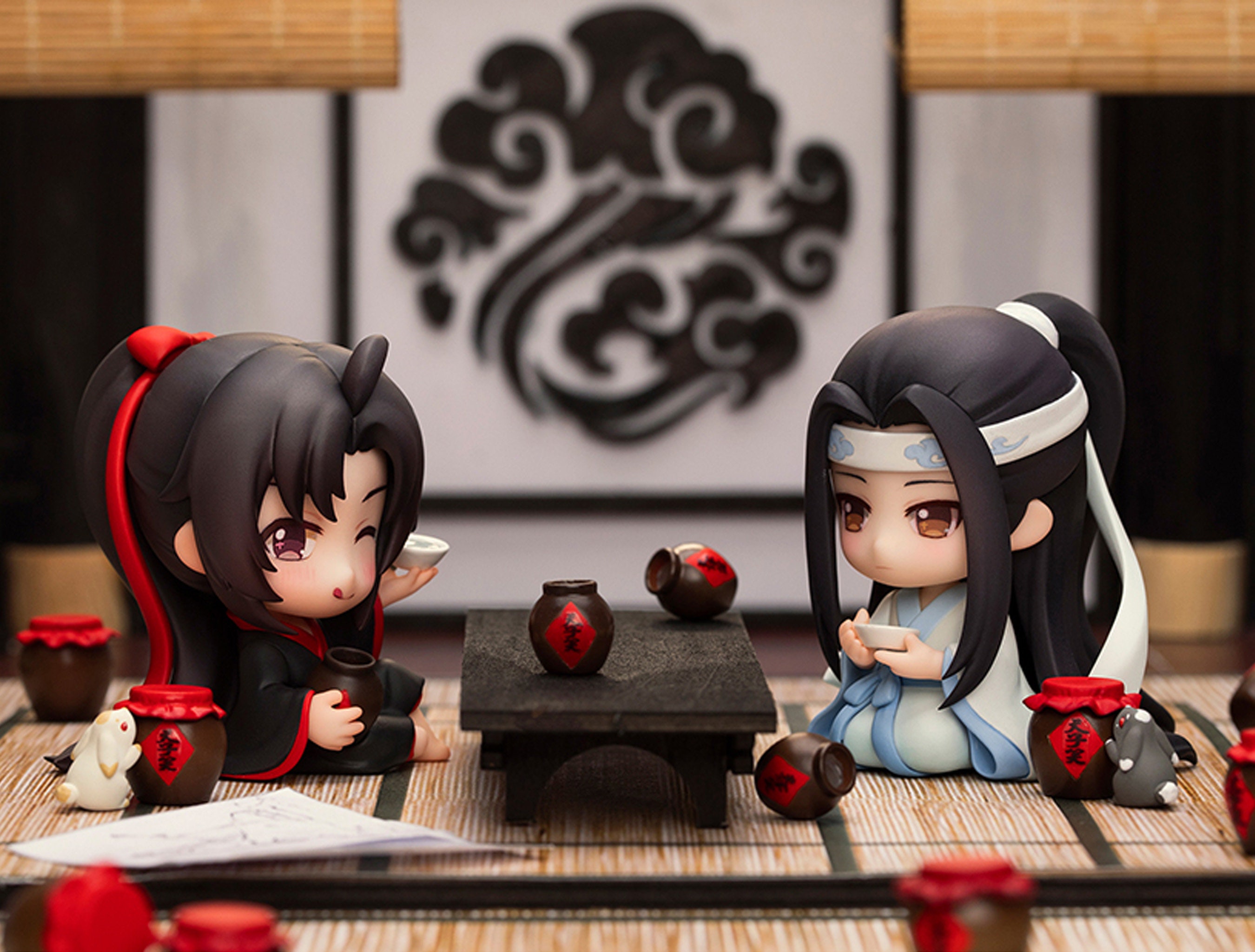 Grandmaster of Demonic Cultivation Lan Wangji Wei Wuxian BL Acrylic Clip Limit Grandmaster of Demonic Cultivation Lan Wangji Wei Wuxian BL Acrylic Clip Limit