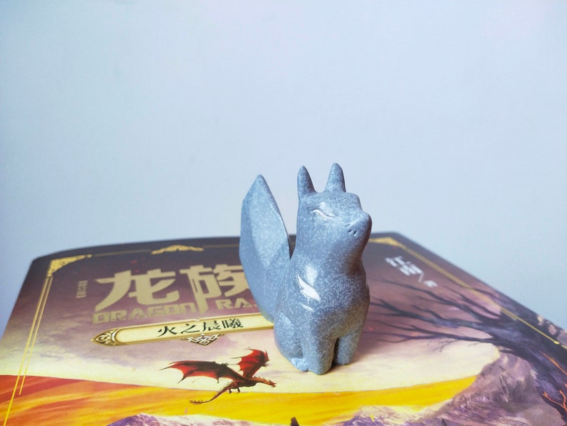 Genshin Impact Kitsune Statue Glow in the Dark Inazuma Fox Etsy Sweden