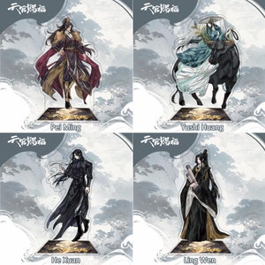 TGCF Acrylic Figure Standees, Heaven Official's Blessing Figure Standee, Xie Lian, Hua Cheng, Feng Xin, Mu Qing, Ling Wen, He Xuan, Pei Ming