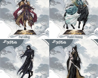 TGCF Acrylic Figure Standees, Heaven Official's Blessing Figure Standee, Xie Lian, Hua Cheng, Feng Xin, Mu Qing, Ling Wen, He Xuan, Pei Ming