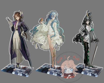 Reverse 1999 Acrylic Standee Acquista 2 e ricevi 1 gratis, Anjo Nala, Hissabeth, Willow, Isolde, Kakania, Ezra, Melania, Medicine Pocket, Vila, Yenisei