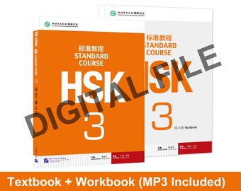 Digital HSK3 Student Textbook & Workbook With MP3 and Answer Digital HSK3 Student Textbook & Workbook With MP3 and Answer