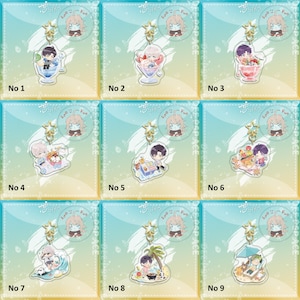 Love and Deepspace Keychain Buy 2 Get 1 Free, Rafayel, Zayne, Xavier, 恋と深空, 恋与深空, セイヤ, レイ, ホムラ, 러브앤딥스페이스, 기욱, 심성훈, 이서언