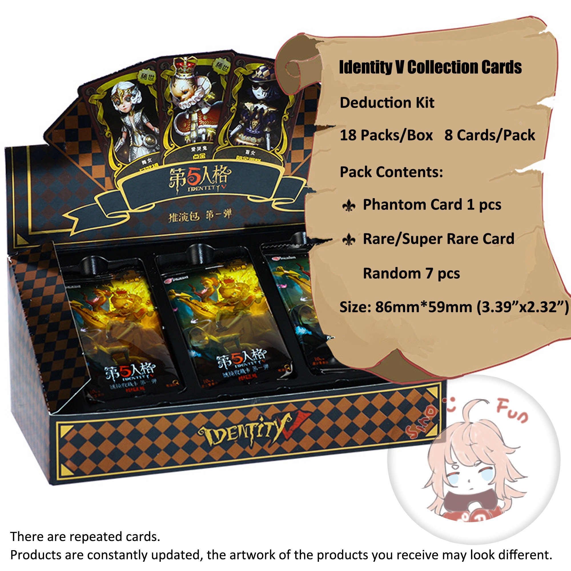 Official Authorized Identity V Collection Cards - Etsy