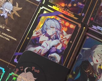 Carta olografica ufficiale "A Letter of Invitation From Penacony Honkai Star Rail" (8 pezzi)