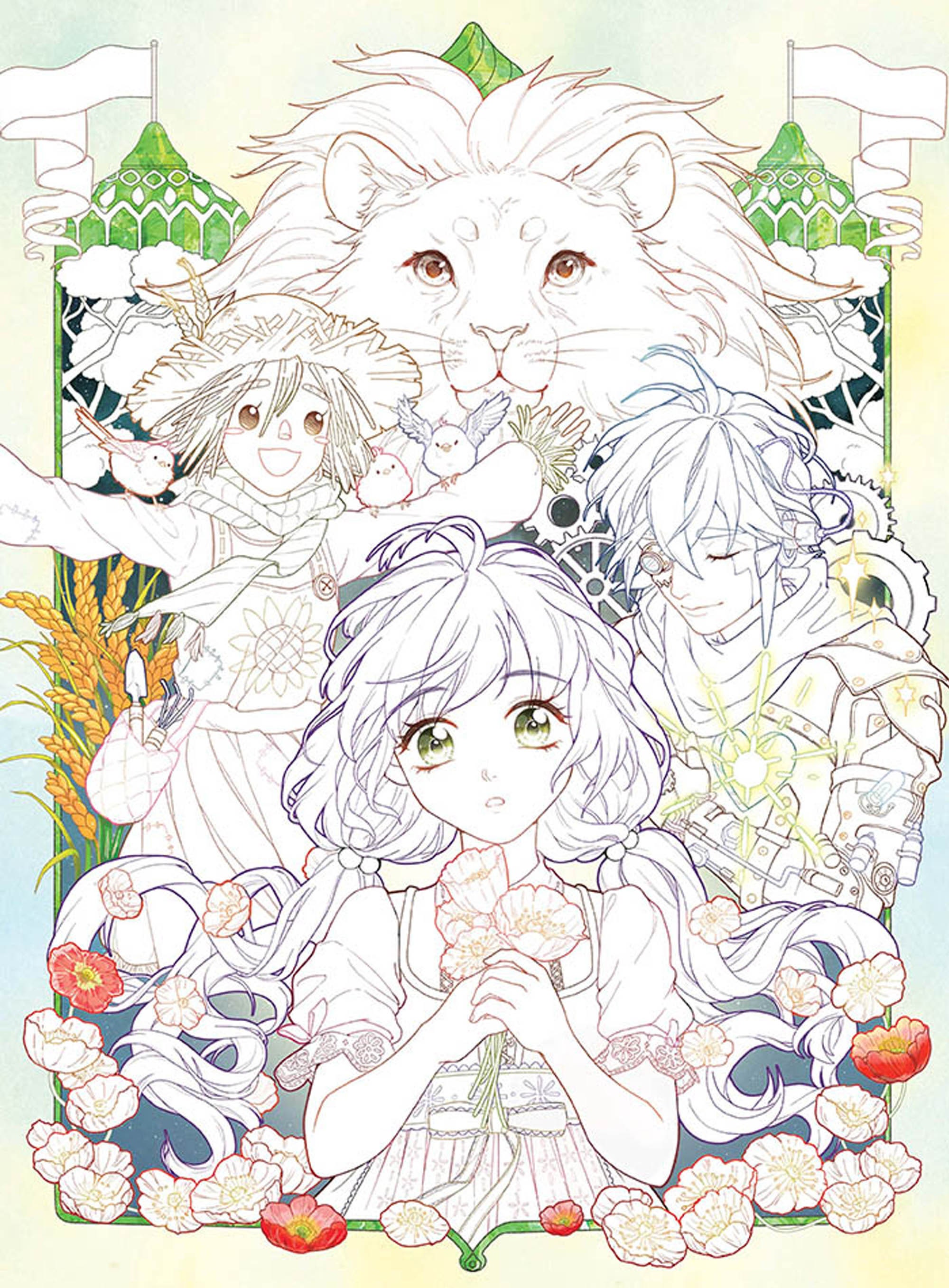 Da Da CatのSweet Princess Show、中国の塗り絵、Tian Xin Gong Zhu