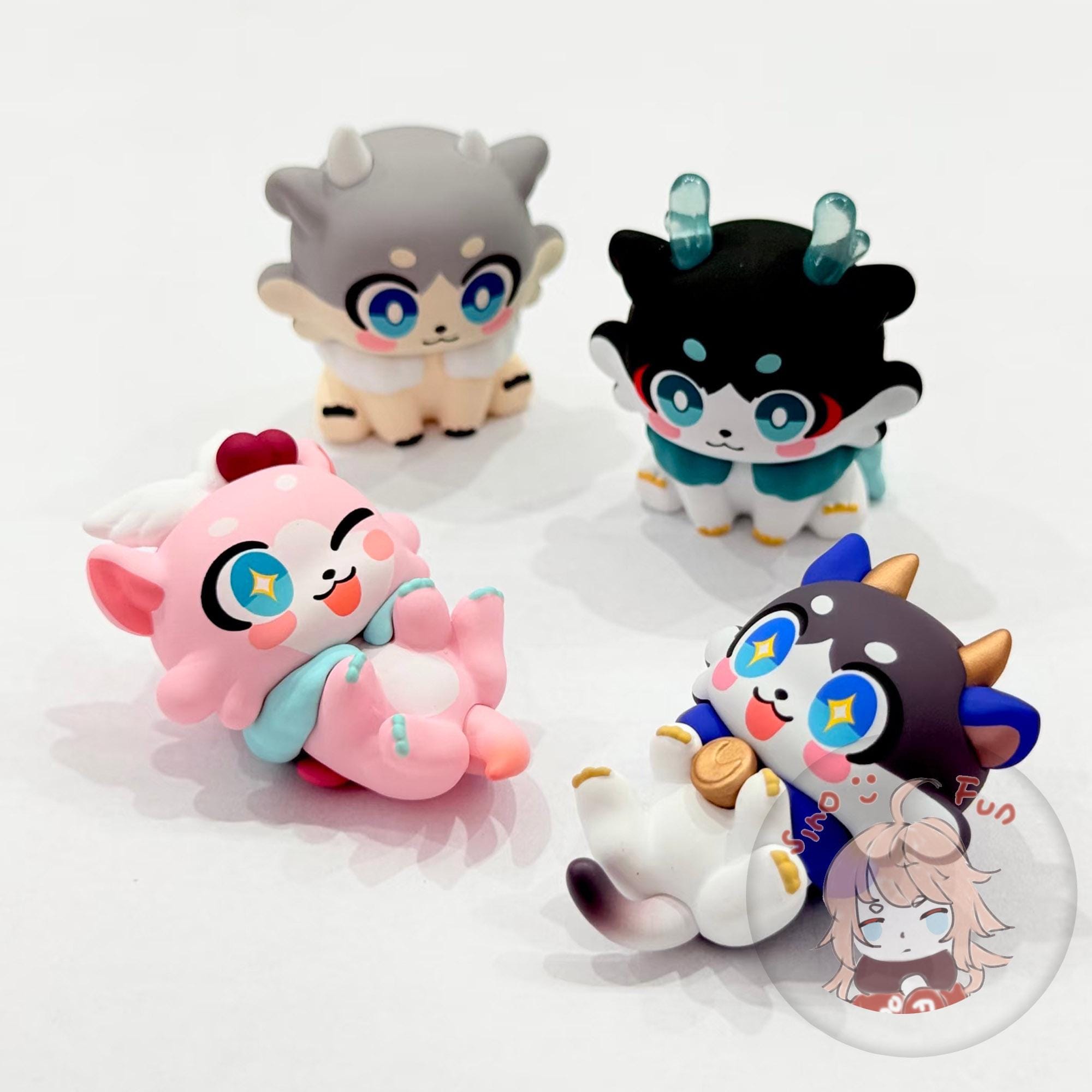 公式 Honkai スターレール キメラ ミニチュア、ファイノン、サイファー